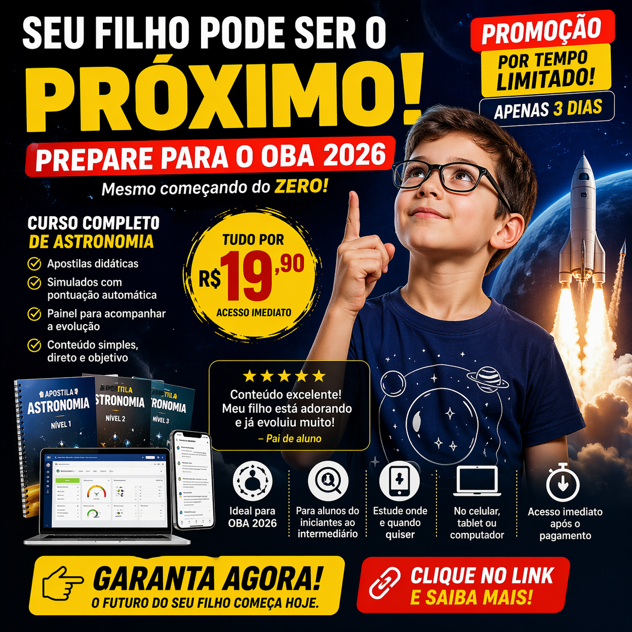 Curso preparatório OBA OBAFOG 2026